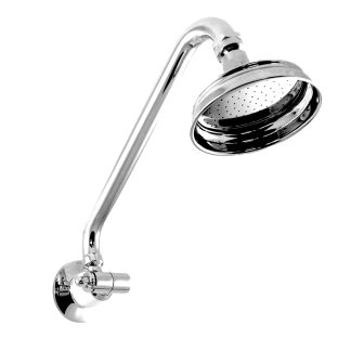 Pasadena White Hampton Fixed Shower