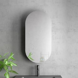 Noosa Matte White Shaving Cabinet