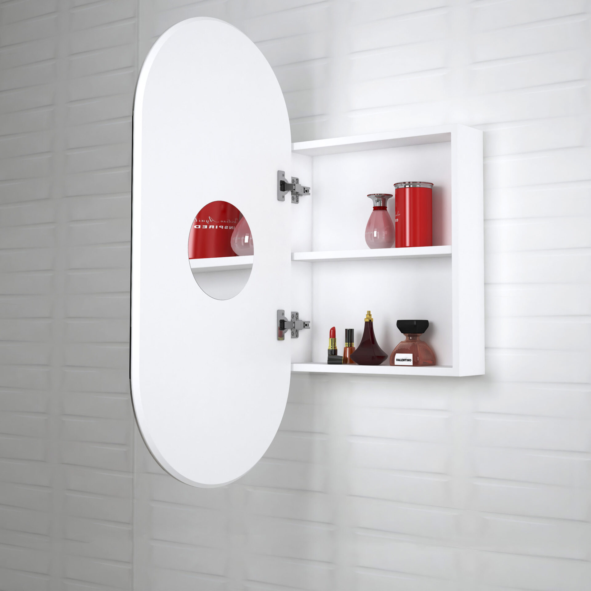 Noosa Natural Oak Shaving Cabinet - Image 5
