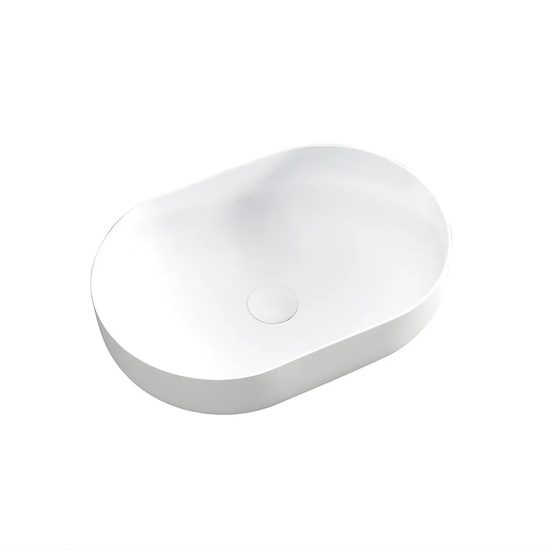 Portofino Solid Surface Matte White Basin - Image 2