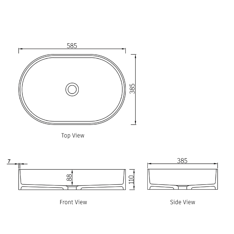Noosa Solid Surface Basin - Image 3