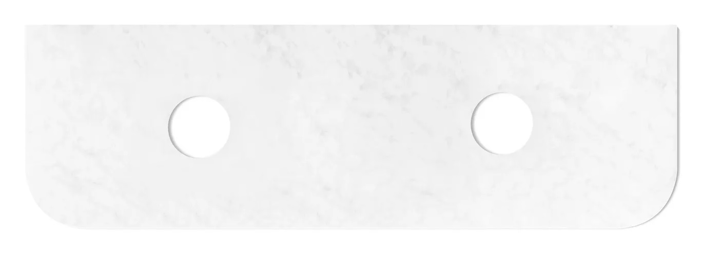 Bondi 1800 Solid Surface Cloudy Carrara Stone Top