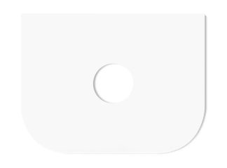 Bondi 600 Solid Surface Matte White Stone Top