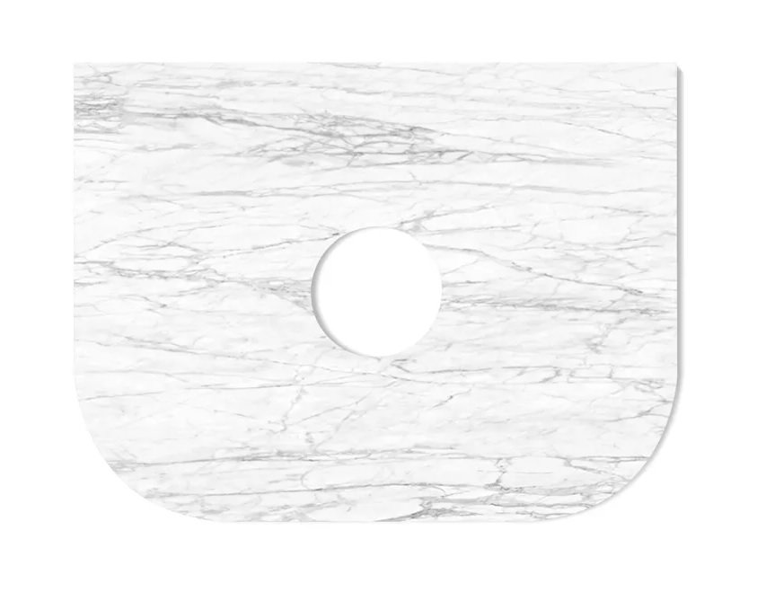 Bondi 600 Natural Carrara Marble Stone Top