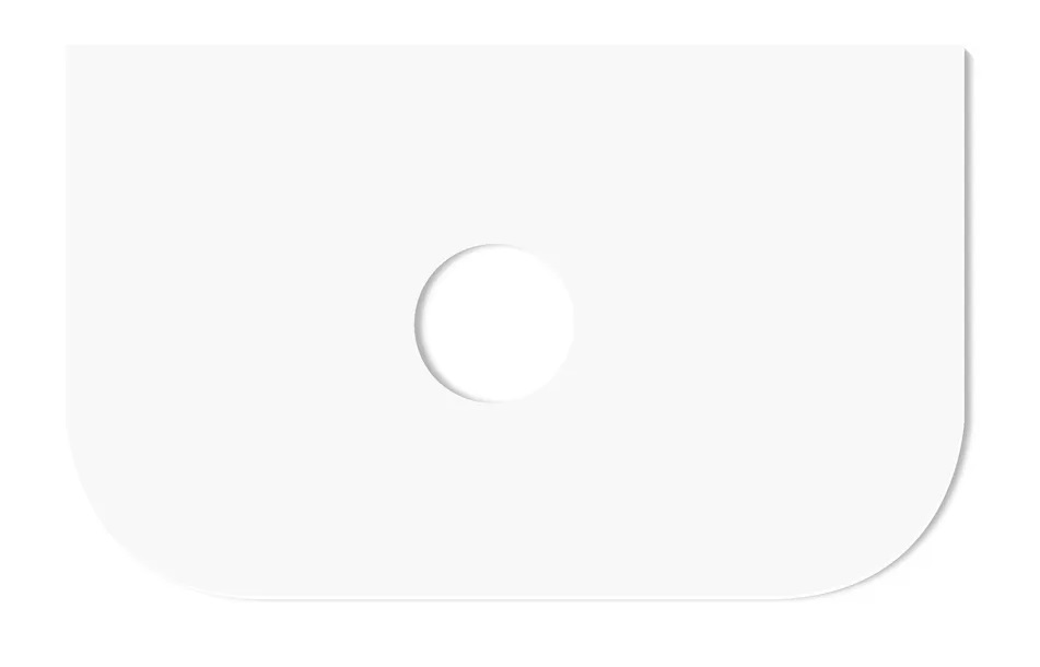 Bondi 750 Solid Surface Matte White Stone Top