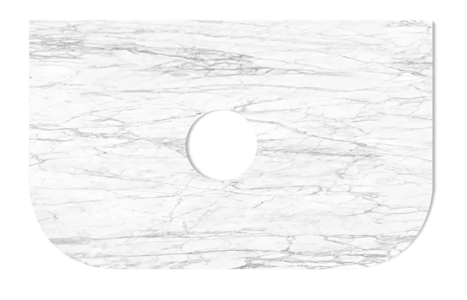 Bondi 750 Natural Carrara Marble Stone Top