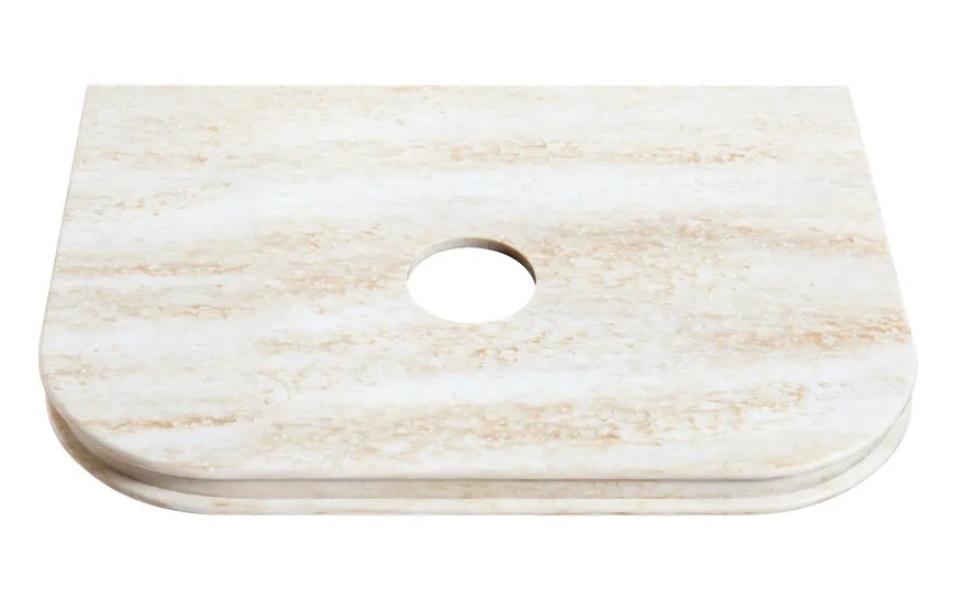 Havana English Edge Solid Surface Sand Dune Top 600