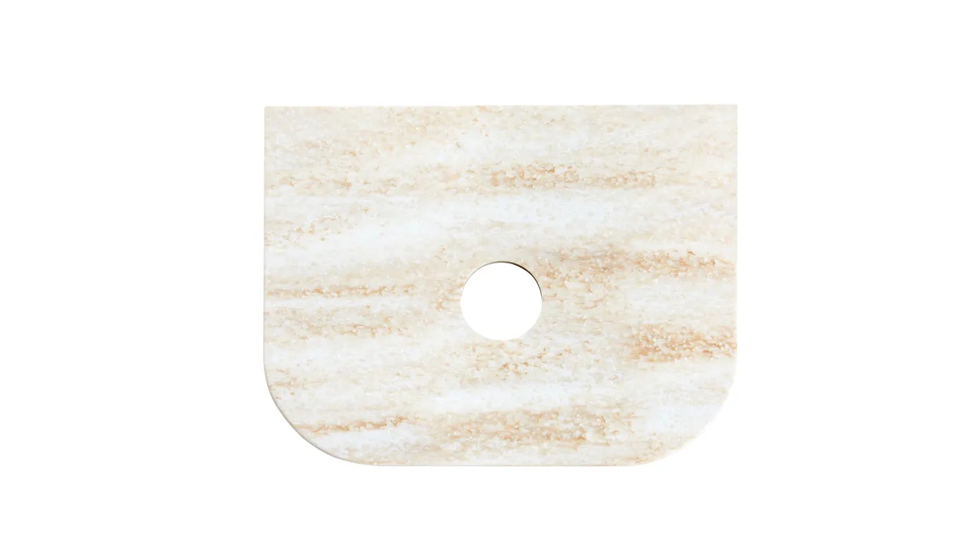 Havana English Edge Solid Surface Sand Dune Top 600 - Image 3