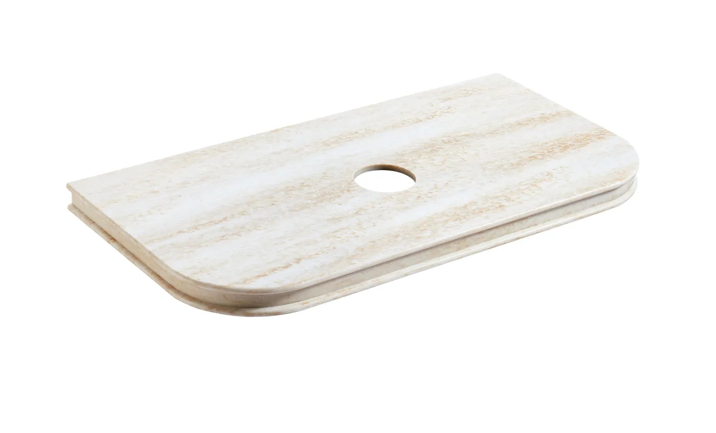 Havana English Edge Solid Surface Sand Dune Top 900 - Image 2