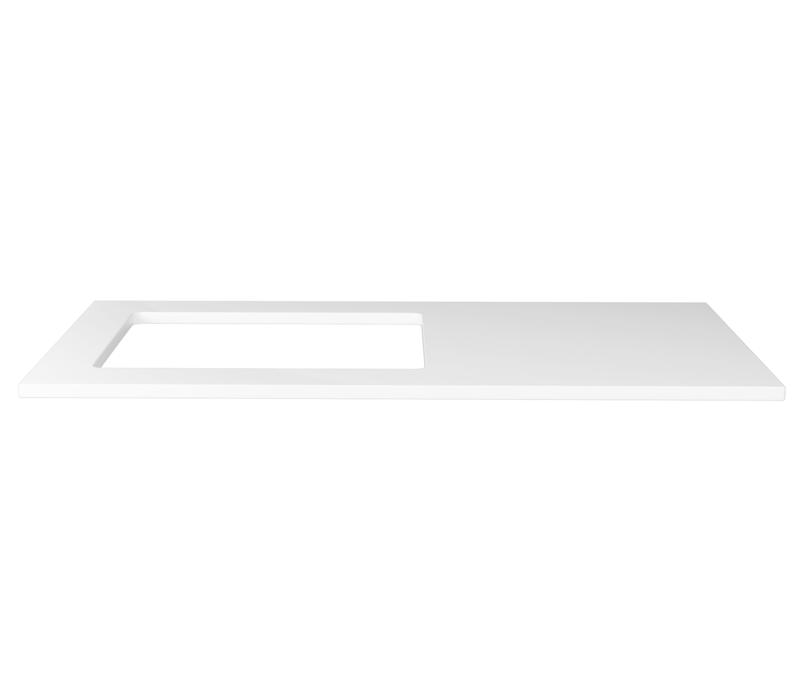 Pure White Stone Top 1060mm - Image 2