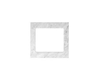 Natural Carrara White Marble Stone Top 650mm