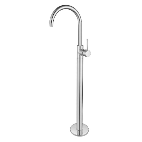 Star Mini Freestanding Bath Filler Mixer Chrome