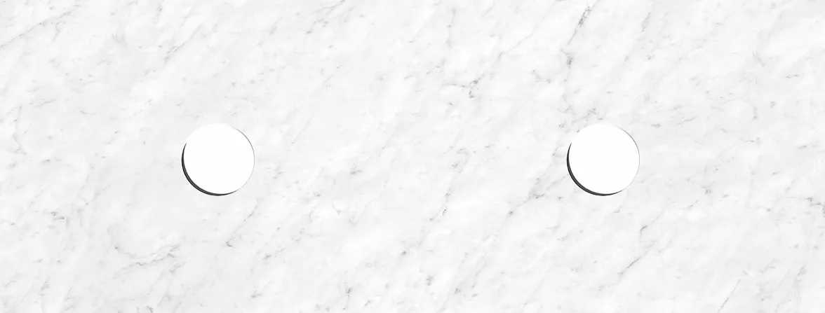 Natural Carrara Marble 1500 Stone Top