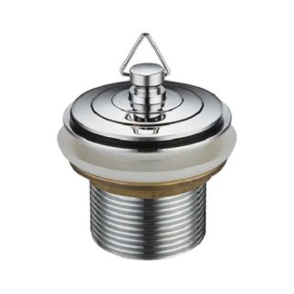 Bath Plug and Waste 40mm Non Overflow Chrome