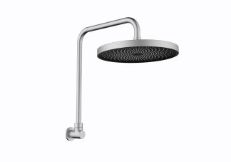 The Gabe Gooseneck Fixed Shower Brushed Nickel