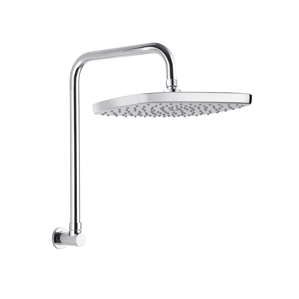 Huntingwood Gooseneck Fixed Shower Chrome