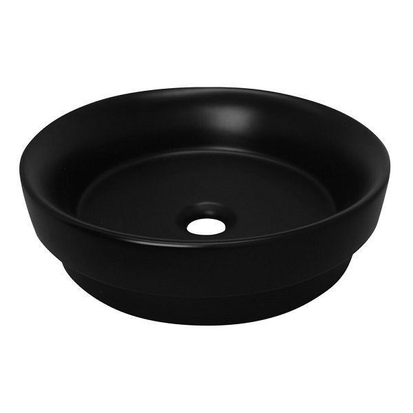 Thames Round Semi Insert Basin Matte Black
