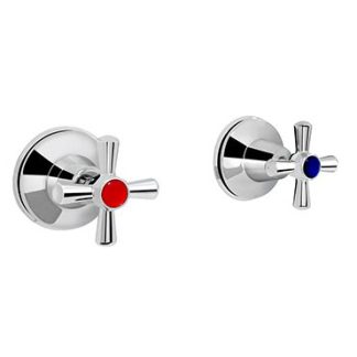 Cross Handle Wall Top Assembly Chrome