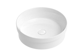 Chandler Ceramic Semi Inset Basin Matte White