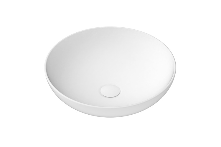 Circuit Above Counter Ceramic Basin Matte White - Image 3