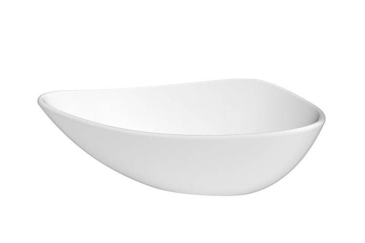 Fiore Above Counter Ceramic Basin Matte White - Image 4