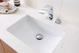 Gravity Ceramic Under Counter Basin Gloss White