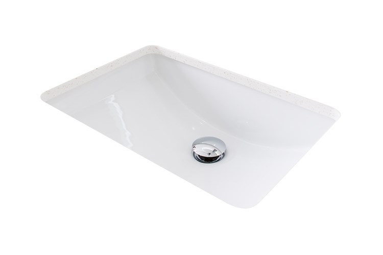 Gravity Ceramic Under Counter Basin Gloss White - Image 2