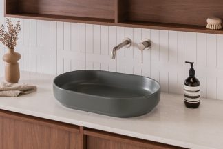 Marilyn Ceramic Above Counter Basin Matte Forest