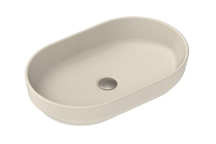 Marilyn Ceramic Above Counter Basin Matte Ivory - Image 3