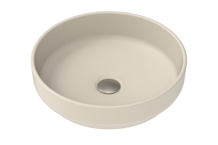 Monroe Ceramic Above Counter Basin Matte Ivory - Image 4