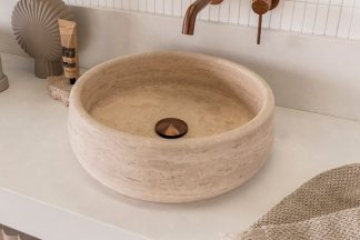Ario Natural Stone Above Counter Basin Travertine