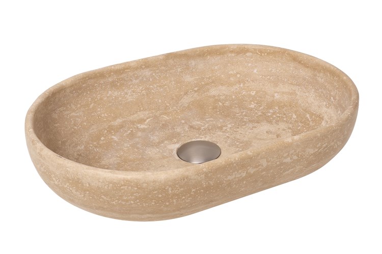 Ollie Natural Stone Above Counter Basin Travertine - Image 3
