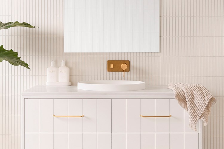 Dignity Solid Surface Semi Inset Basin Gloss White - Image 3