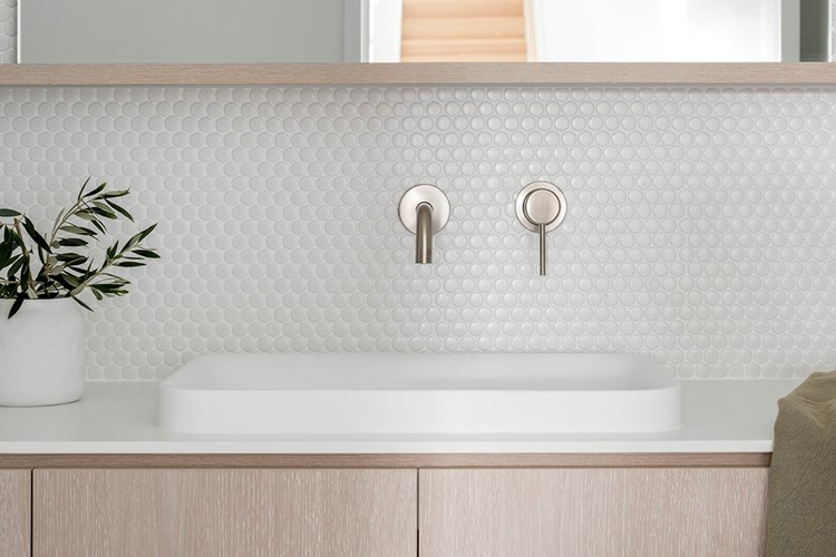 Faith Slimline Solid Surface Semi Inset Basin Matte White - Image 2