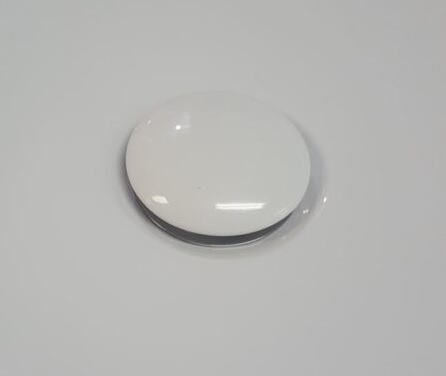 Ceramic Cap Basin Pop Up Waste 32mm Non Overflow Gloss White - Image 3