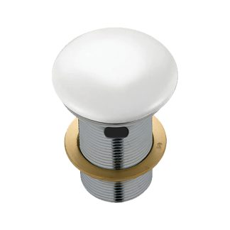 Ceramic Cap Basin Pop Up Waste 32mm Gloss White