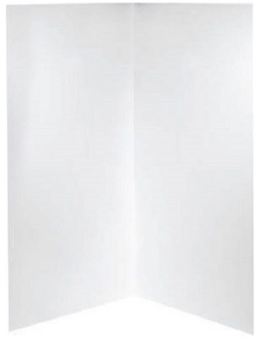 Shower Backing ABS Acrylic 2-Sided 900 x 900 x 2000 (H)