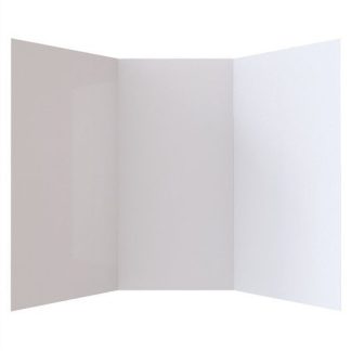 Shower Backing ABS Acrylic 3 Sided 900 x 1200 x 900 x 2000