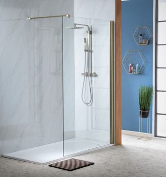 Frameless Shower Screen Panel 1300mm