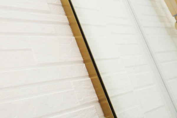 Frameless Shower Sliding Door 1300 x 900 Brushed Gold - Image 6