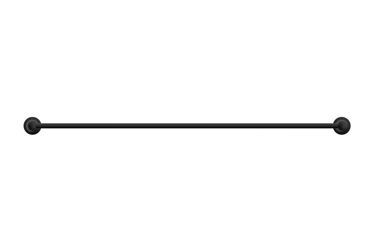 ADP Eternal Towel Rail 900 Matte Black - Image 2
