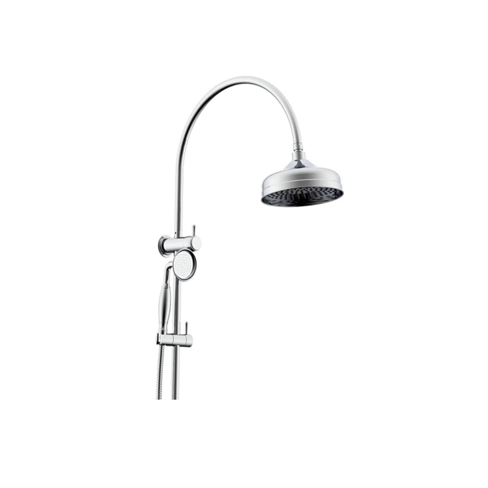 ADP Eternal Gooseneck Twin Shower Set Chrome