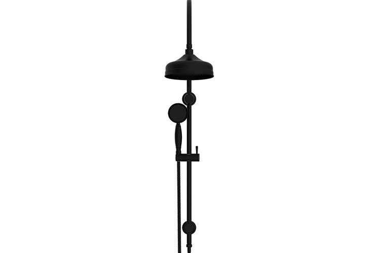 ADP Eternal Gooseneck Twin Shower Set Matte Black - Image 2