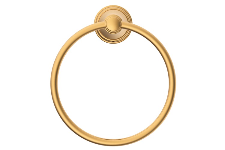 ADP Eternal Towel Ring Brushed Brass - Image 2