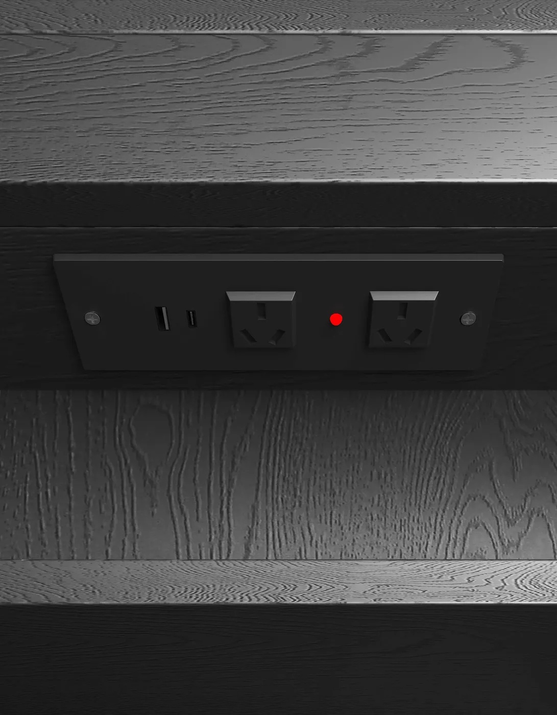Bondi Led Shaving Cabinet 1500 x 900 Black Oak Premium Edition - Image 5