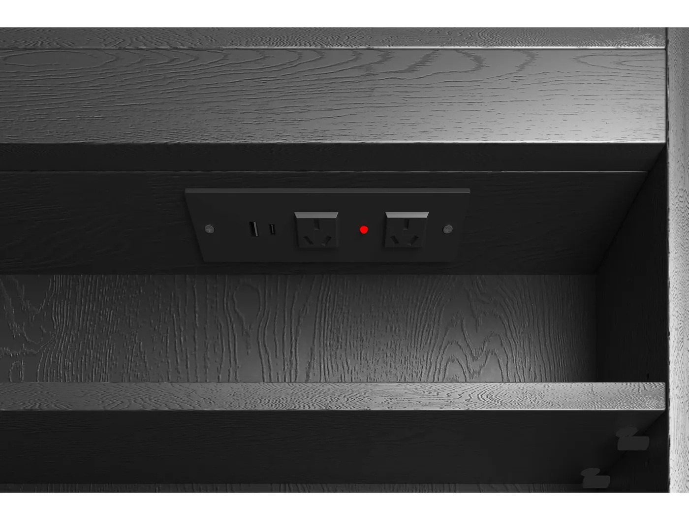 Archie Led Shaving Cabinet 600 x 900 Black Oak Premium Edition - Image 6
