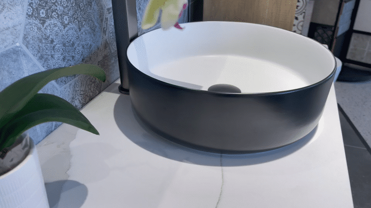 Artis 88 Matte Black / White Basin - Image 2