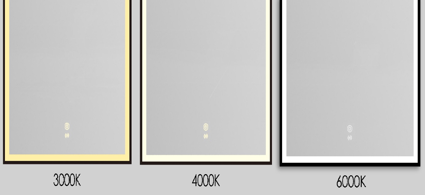 Archie Gold Frame LED Mirror 900 x 600 - Image 3