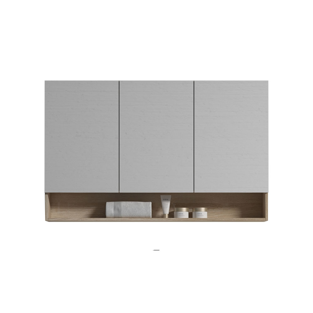Legna 1200 Oak Shaving Cabinet With Shelf