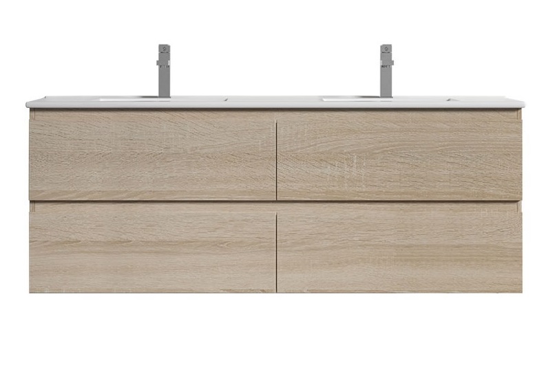 Legna 1500 Wall Hung Vanity Double Bowl